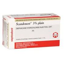 Mepivacaine Anaesthetic 3% Inj-Scandonest-Septodont