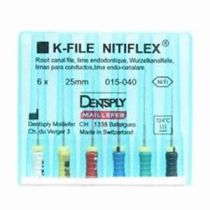 K File 25 mm No. 15-40 (Nitiflex)-Dentsply